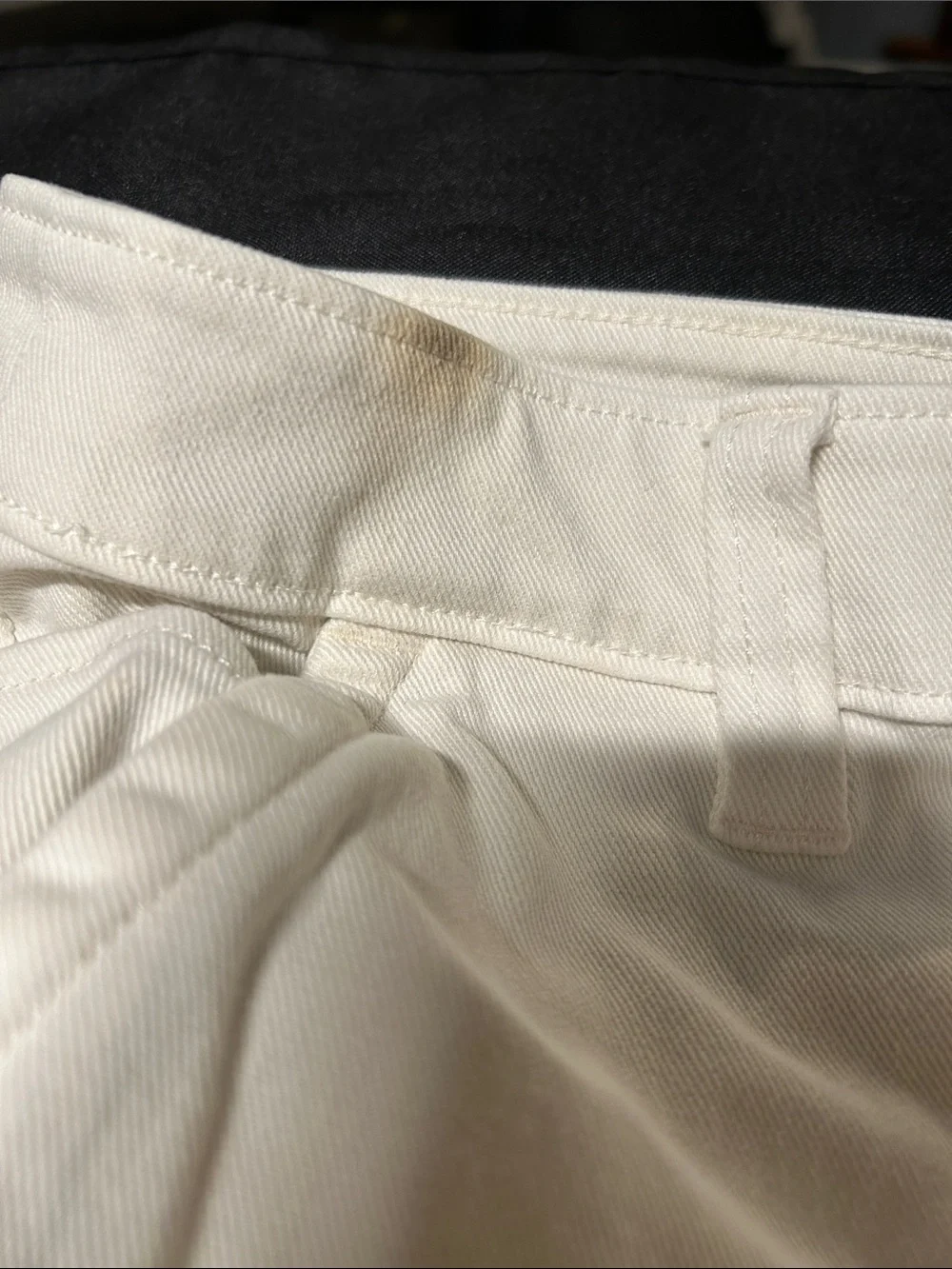 bp Wide Leg Flare Jeans in Off-White